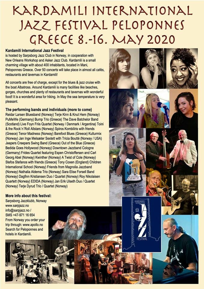 Kardamily Jazz Festival Poster 2020